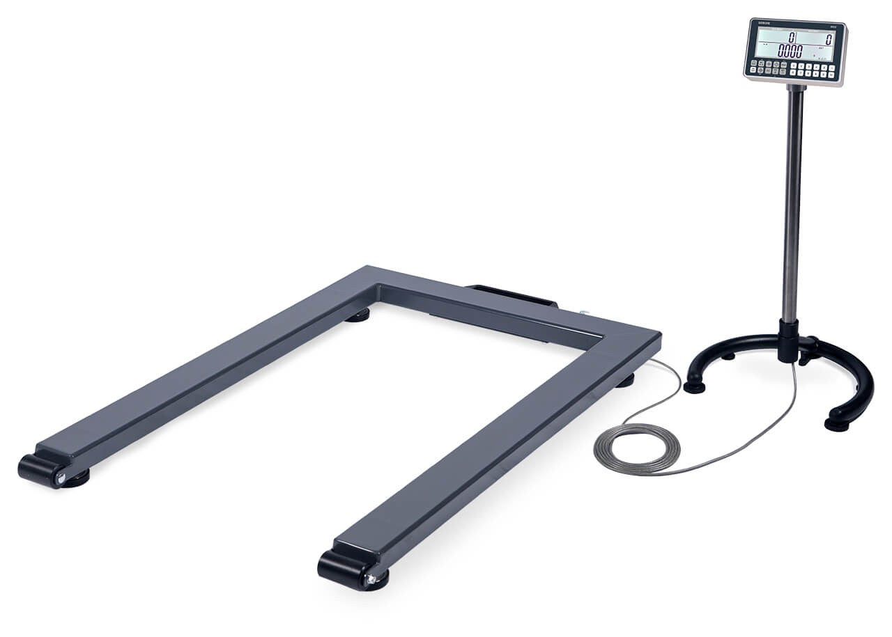 Palettenwaage mit Stativ zu Anzeigergerät
