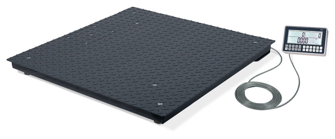 Bodenwaage mit Zählanzeige