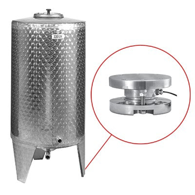 Behälterwaagen für Edelstahltanks