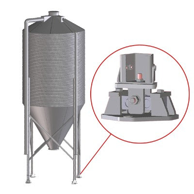 Silowaage für Blechsilos