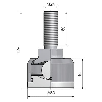 Lastfuss LF-K30 Abmessungen