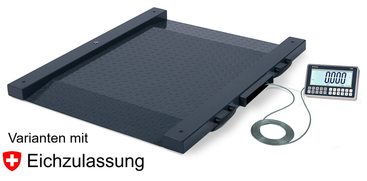 Wäschewaage RSI W eichfähig mit Anzeigegerät aus Aluminium