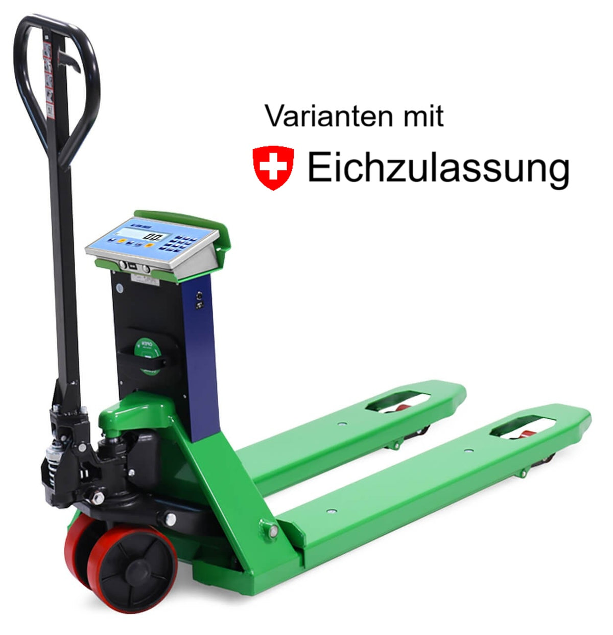 Gabelhubwagen DAG-E bis 2000kg, geeicht