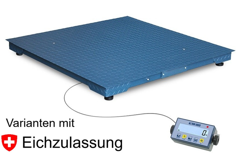 preiswerte Bodenwaage für einfache Wägeanwendungen, eichfähig